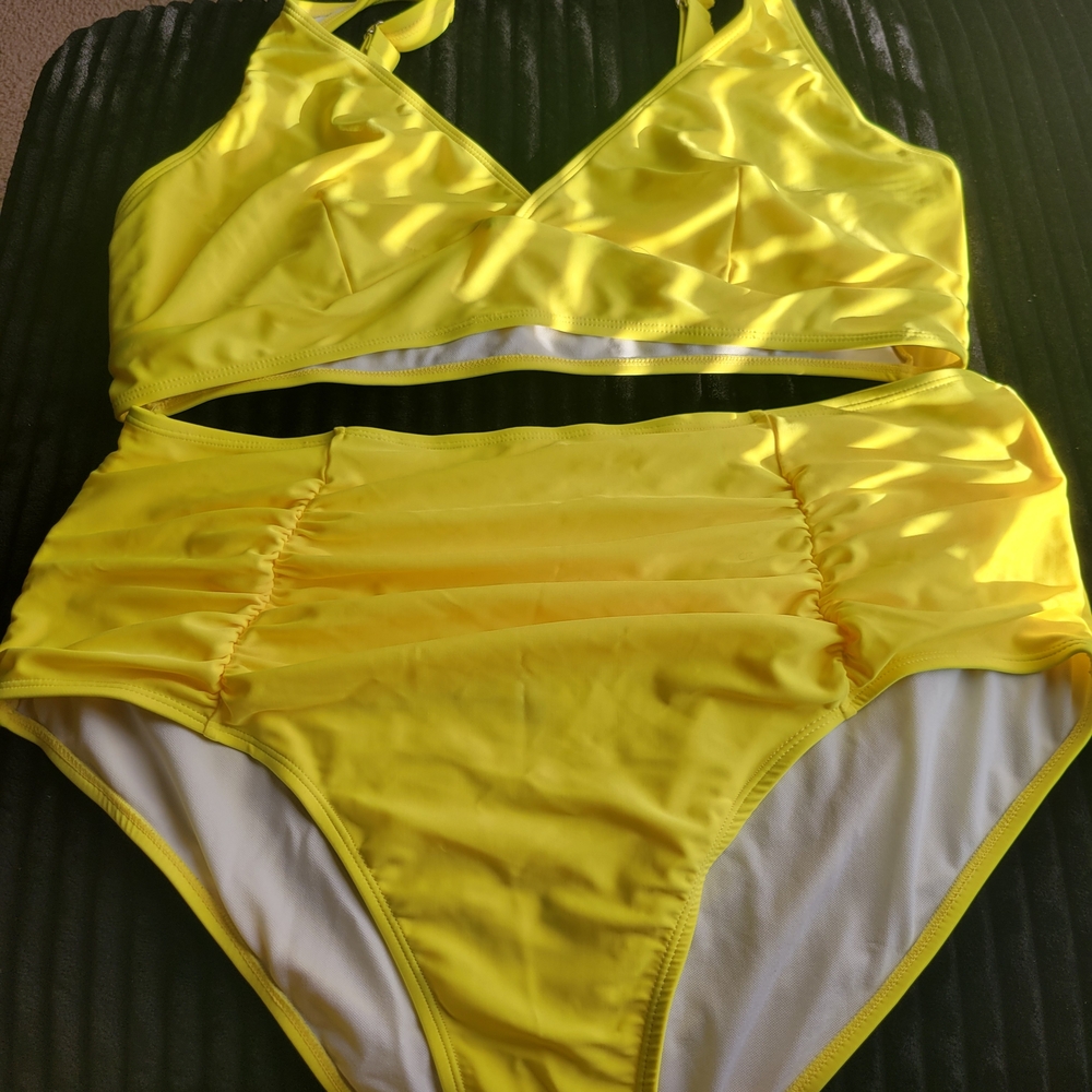 Vibrant Yellow Bikini Set